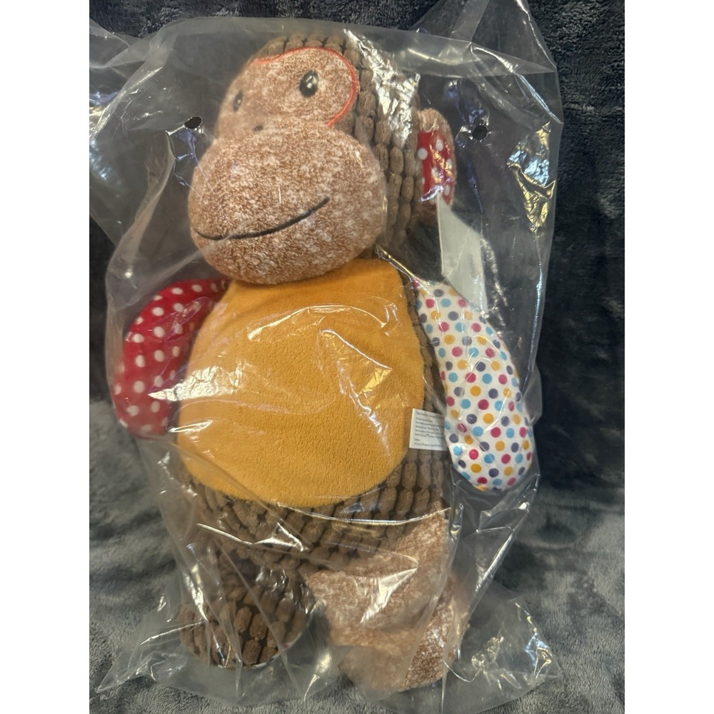 Cubbies Huggles Sensory Brown Monkey 13in New With Tags